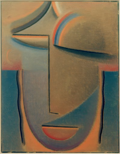 Testa astratta: Sera da Alexej von Jawlensky